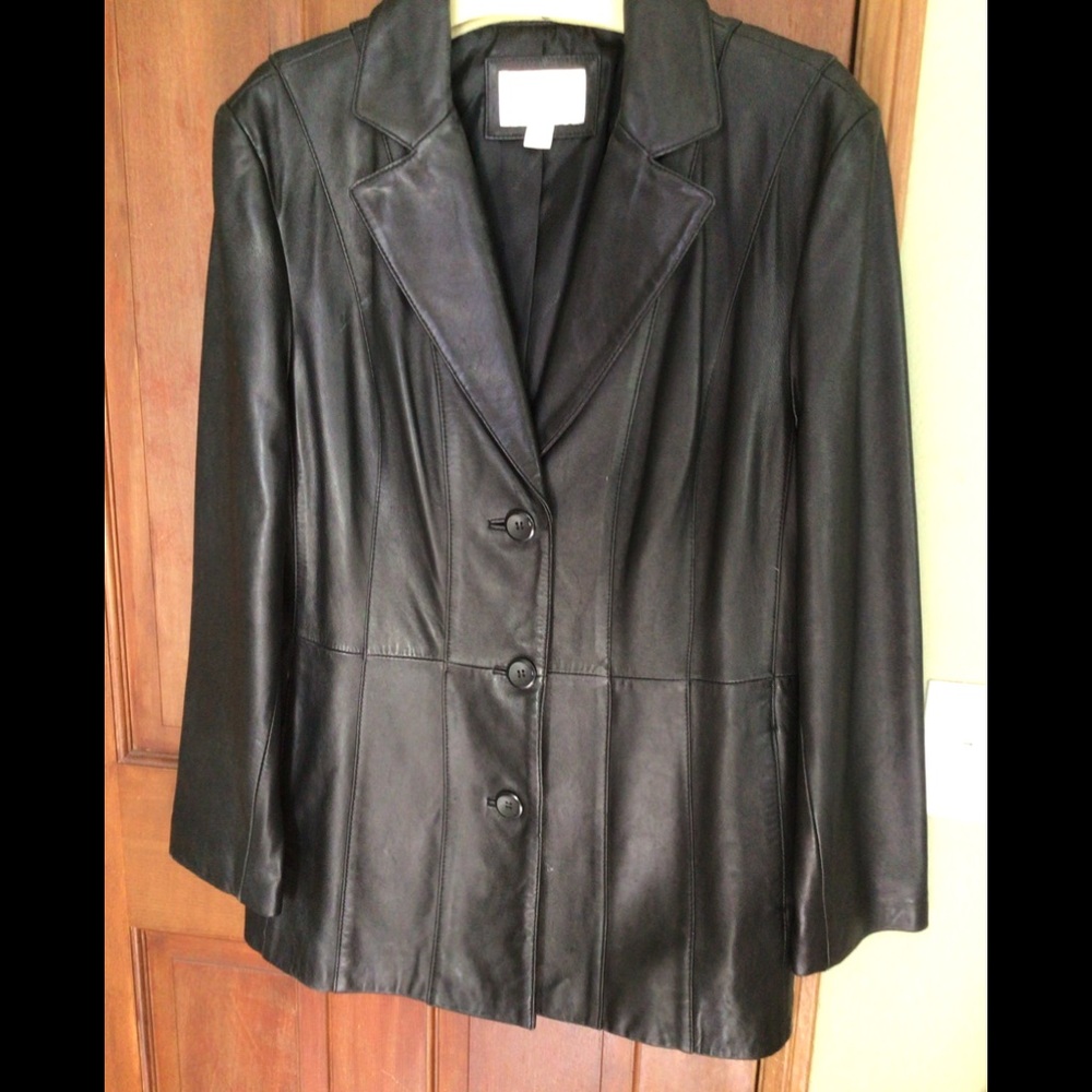 WORTHINGTON Genuine Lambskin Blazer XL